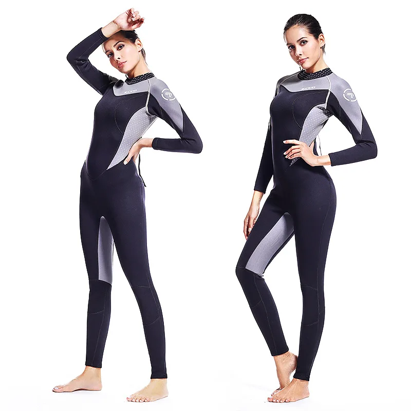 

2020 New Thin Section Women's Full Body Scuba Surfing Diving Wetsuits One-piece Jumpsuit Snorkeling Suit Keep Warm Slim