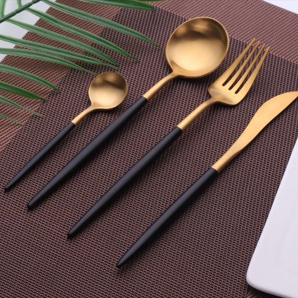 

Portable Knife Fork Spoons Cutlery Dinnerware Set Western Silverware Outdoor Home Christmas Gift Party Tableware Dinner Tools