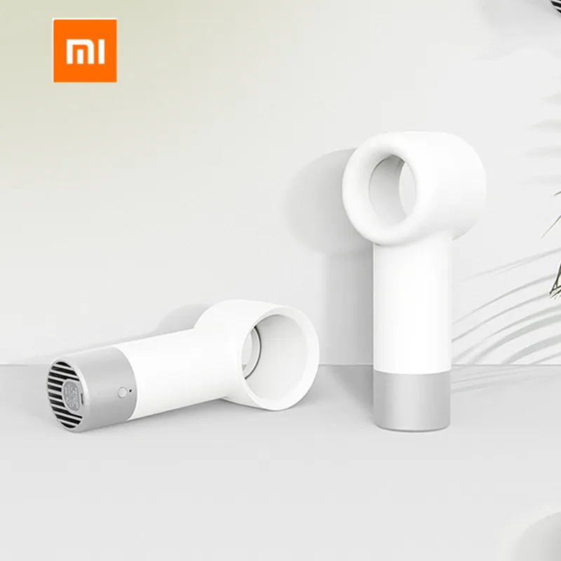 Xiaomi mijia HL Happy Life USB мини ручной вентилятор Настольный Электрический вентилятор перезаряжаемый аккумулятор вентилятор охлаждения для путешествий и офиса