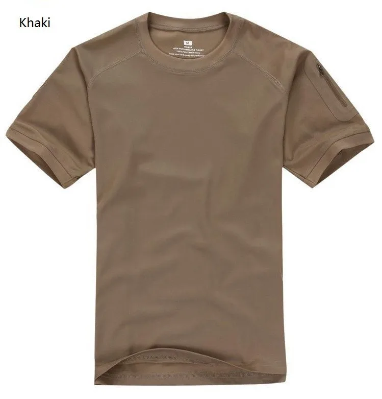 Летние Coolmax человек тактический камуфляж футболка Для мужчин дышащая быстросохнущая армии США подготовка Спорт на открытом воздухе Велоспорт Пеший Туризм Охота футболка