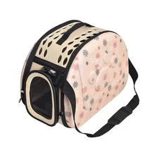 Новая мода Pet Carrier для кошки Складная Клетка складная корзина сумка пластиковые сумки для переноски товары для домашних животных
