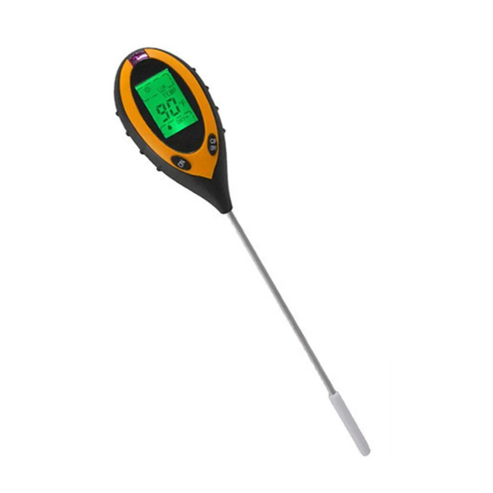 1pcs High Quality 4 In1 Soil Meter PH / Moisture / Temp / Sunlight