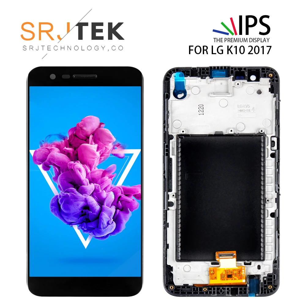 5 3 '񟡰x720 LCD для LG k10 2017 M250 M250N M250E M250DS ЖК дисплей сенсорный экран дигитайзер рамка