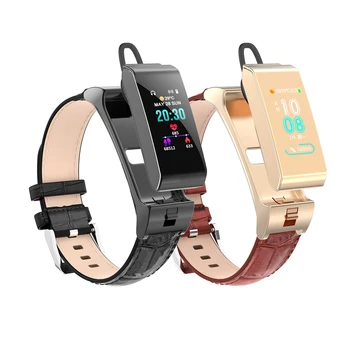 

Smart Wristband Bluetooth Earphone Heart Rate Blood Pressure Bracelet Fitness Tracker Bluetooth Headset for Android IOS Band