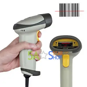 

G601 Free Shipping Portable Laser Barcode Scanner Handheld Bar Code Reader Long Scan USB POS PC UK