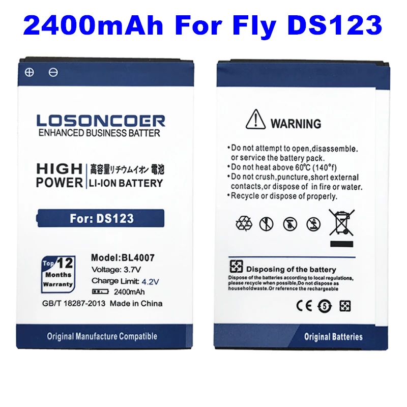 Fly ds123 аккумулятор