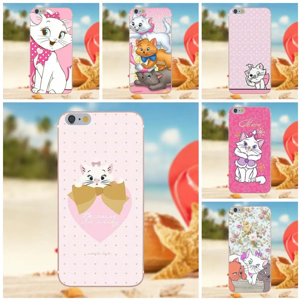 

For Galaxy A3 A5 A7 J1 J3 J5 J7 S5 S6 S7 S8 S9 edge Plus 2016 2017 Ultra Thin Cartoon Pattern Tou Phone Case The Aristocats