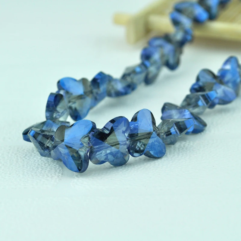 Wholesale 100pcs AAA Top Quality 11x14MM Crystal Butterfly Beads