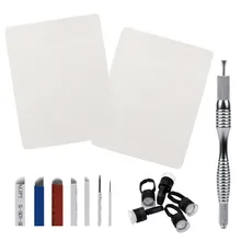 Microblading постоянный 3D Макияж бровей татуировки иглы ручка пигмента комплект f829