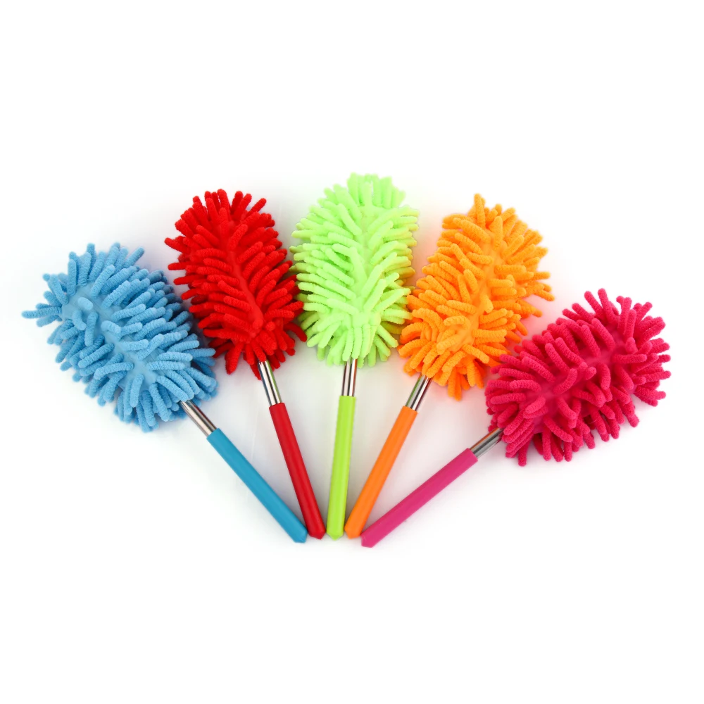 

1PC Telescopic Magic Duster Microfibre House Cleaning Soft Head Adjustable Car Cleaner Extendable Brush Clean Tool