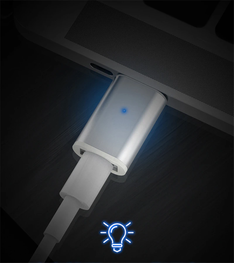 3A MAX Type C To Type-C Magnetic Adapter For Macbook SAMSUNG S10 Plus S10e s9+ OnePlus 6T 5 Fast Charging Magnet USB-C Connetor (13)