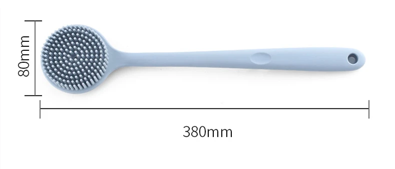 2 в 1 многофункциональная щетка для тела, силиконовая длинная ручка, двухсторонняя щетка для ванны, массажная отшелушивающая щетка для тела