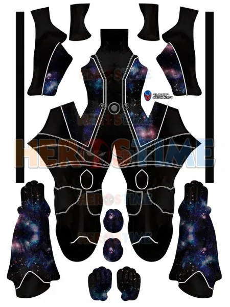 

Spandex Printed Wiccan Costume Suit Young Avengers Wiccan Costume New Version No Cape Zentai Bodysuit Cosplay Costume