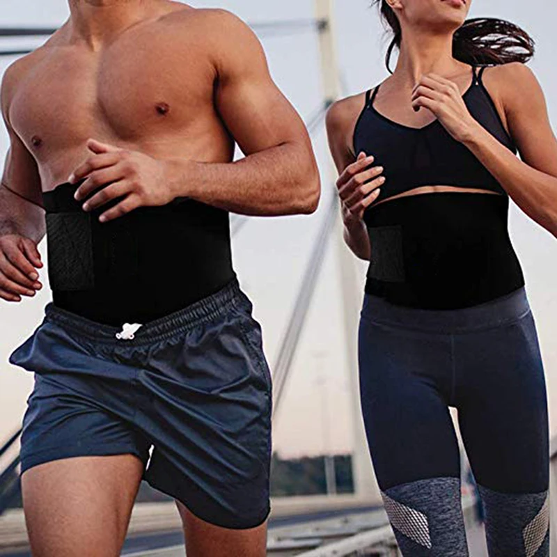 

Men Shapers Trainner Waist Slimming Belt Waist Plus Size Gym Fitness Men's Compression Body Shaper -Loss Neoprene Workout Belt