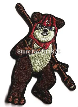 

3.5" Star Wars EWOK TV Movie Series Halloween Costume Embroidered iron on patch TRANSFER