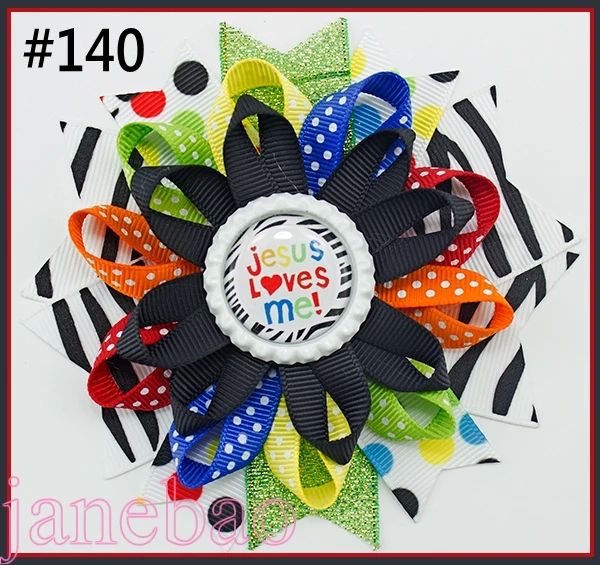 30pcs4. 5 ''крышки бутылки loopy повязки для волос с цветком волос Лук Loopy заколки для волос клиппид