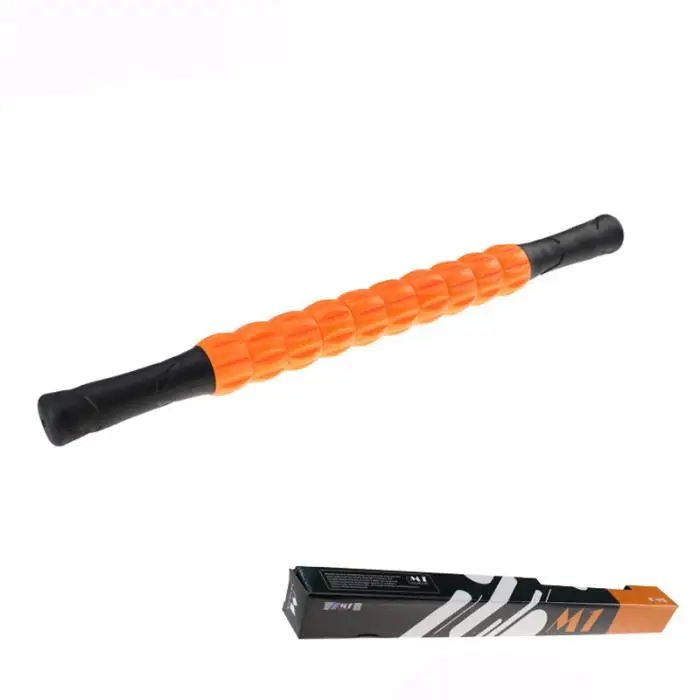 Body Massage Sticks Muscle Roller Tool Trigger Portable for Fitness Yoga Leg Arm C55K Sale