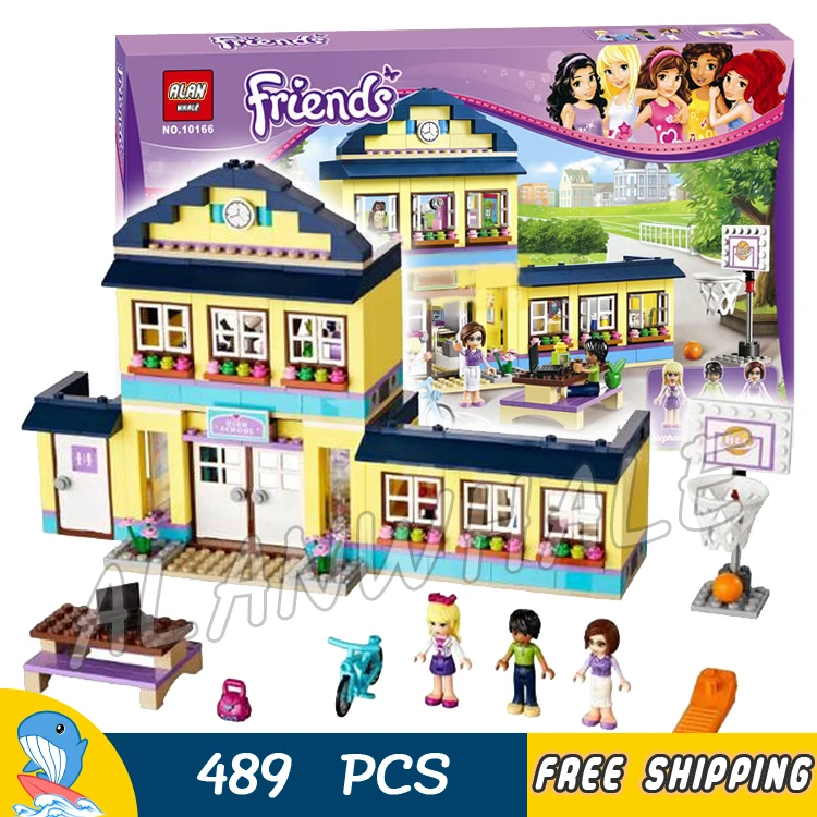 

489pcs Friends Heartlake High Performance School Stephanie 10166 Model Building Blocks Princess Toys Bricks Compatible with Lego