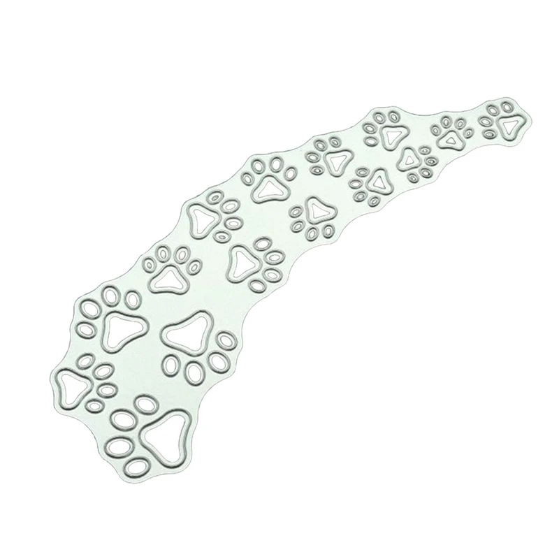 

Dog Paw Print Metal Cutting Dies New 2018 Die Cut Craft Embossing Card Making Christmas Diy