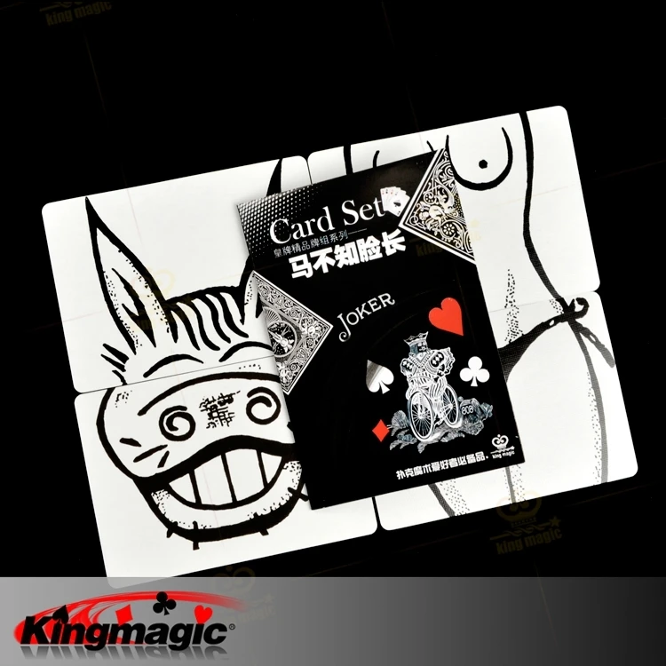 

Holiday Sales Beauty and Horse classic cards group card sets card magic magic tricks 20pcs each lot