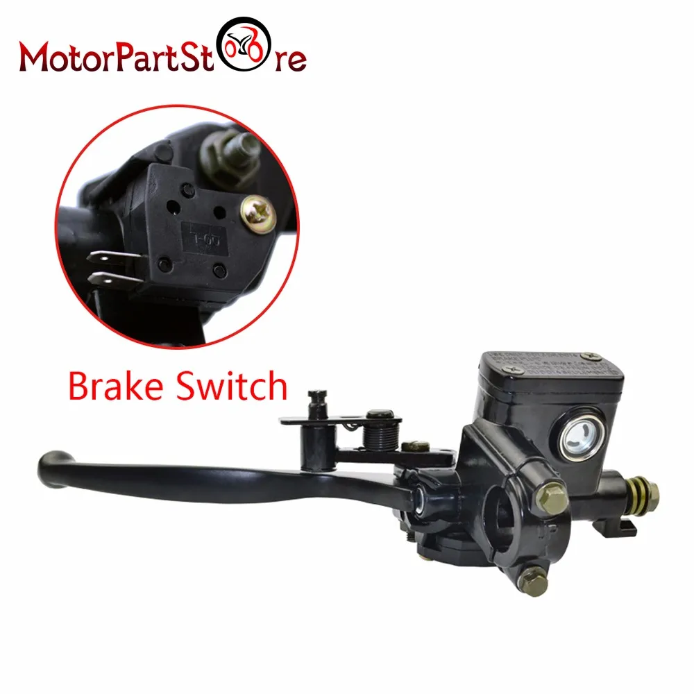 Left Side Hydraulic Master Cylinder Brake Lever 50cc 90cc 110cc 125cc