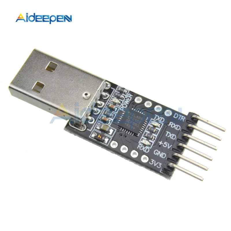 1 шт. CP2102 USB 2 0 к TTL UART модуль 6Pin серийный преобразователь STC Замена FT232 адаптера 3 В/5