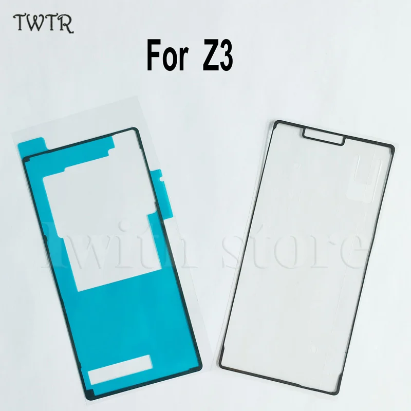 Оригинальный новый для Sony Z3 задняя крышка клей Клейкие ленты Xperia спереди Рамки