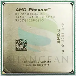 AMD Phenom X4 9850 HD9850XAJ4BGH HD985ZXAJ4BGH четырехъядерный настольный процессор 2,5 ГГц Разъем Am2 +/940pin