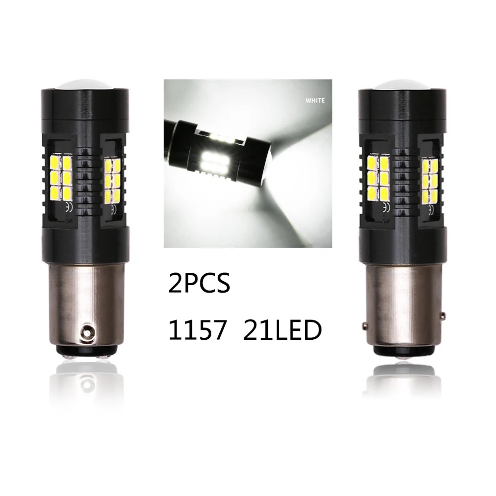2 шт. 21 LED SMD 3030 лампа 1156 1157 H7 H4 H8/H11 9005 9006 супер яркий автомобильный DRL сигнал