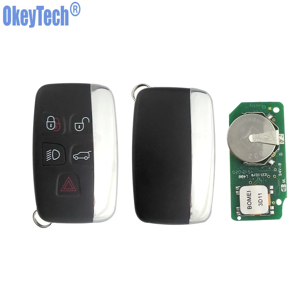 

OkeyTech Auto Replacement Remote Key 433/434Mhz Smart Car Key Fob for Land Rover Range Rover Sport Evogue LR4 Luxury 2010-2015