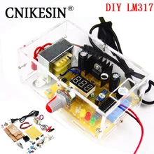 CNIKESIN DIY Kit LM317 Регулируемое напряжение 220 В до 1,25 в-12,5 в понижающий модуль питания печатная плата электронные комплекты