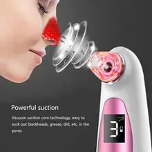 Контроль температуры пор угорь Электрический глубокой очистки лица Перезаряжаемые Acne Многофункциональный угрей очистки