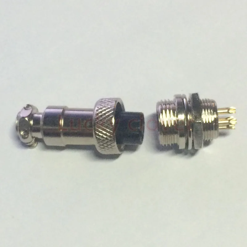 10 шт. = 5 штекер + femaleGX12 12 мм pin авиационный разъем розетка|plug connector|female connectormale female