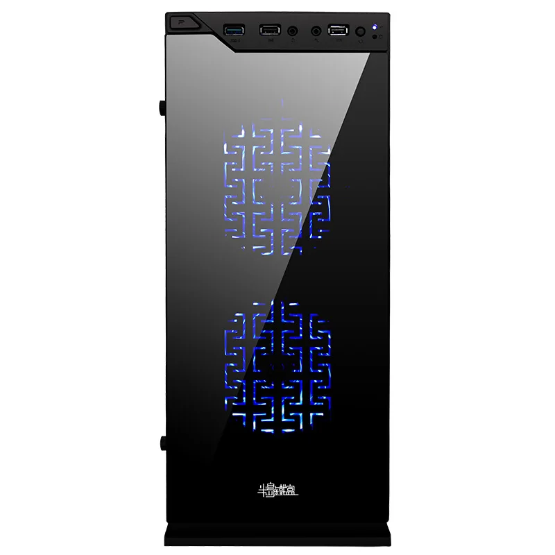  GETWORTH R32 Gamer Xtreme Gaming Desktop PC I5 7400 RX580 8G RAM 1TB HDD WIFI Win10 Home Cool CPU C