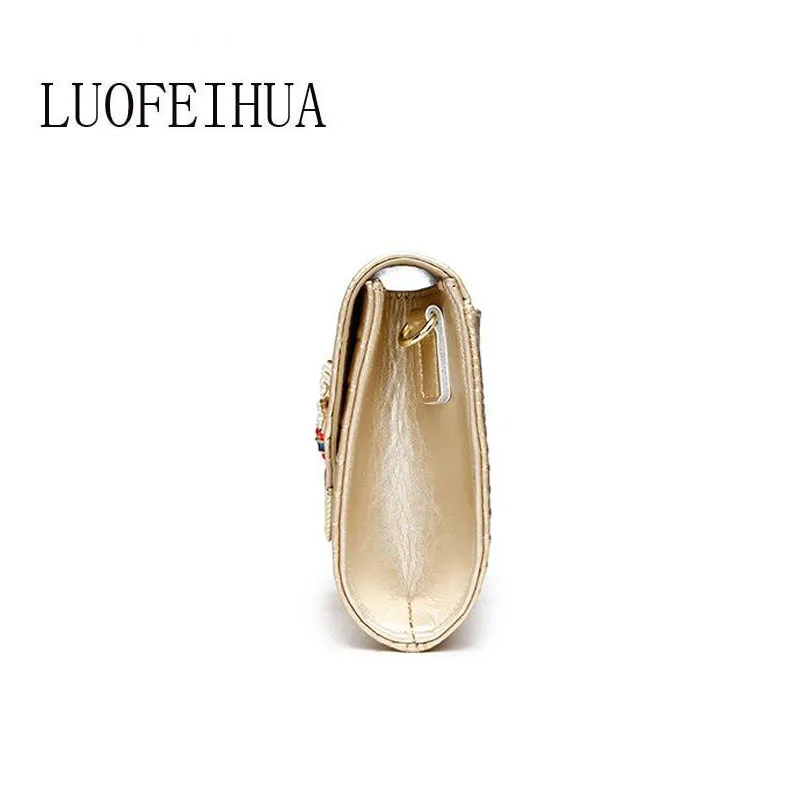 LUOFEIHUA 2019 новый оригинальный дизайн персонализированный Кожаный клатч вечерняя