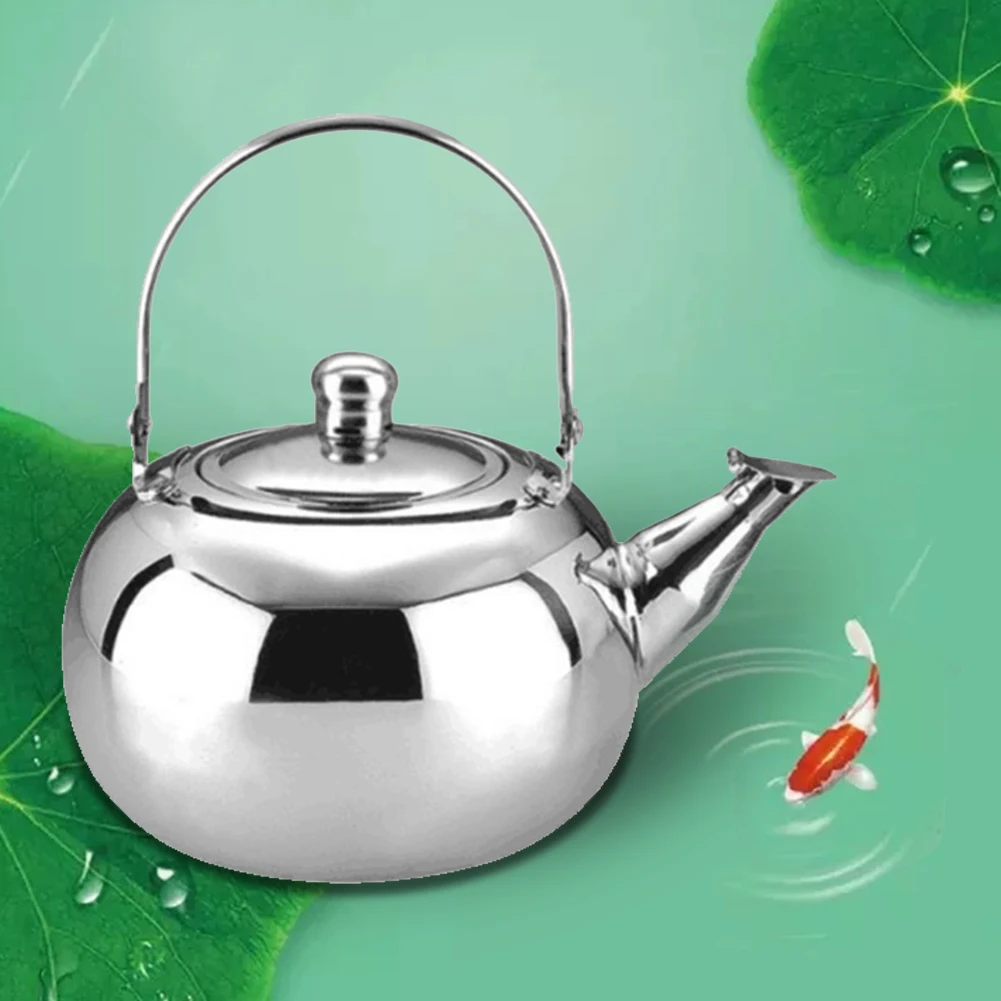 

Induction Cooker Ball Shape Stainless Steel Durable Kettle Teapot Restaurant Home With Filter Safe Coffee Maker Hotel
