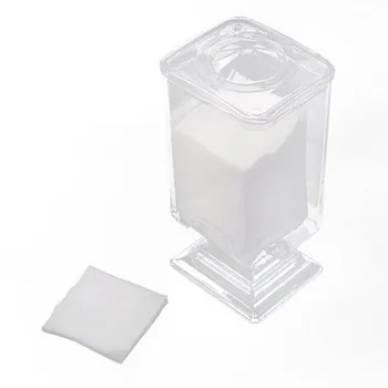 

Makartt Makeup Cotton Pad Box Nail Remover Paper Wipe Holder Container Storage Case Transparent make up F0217