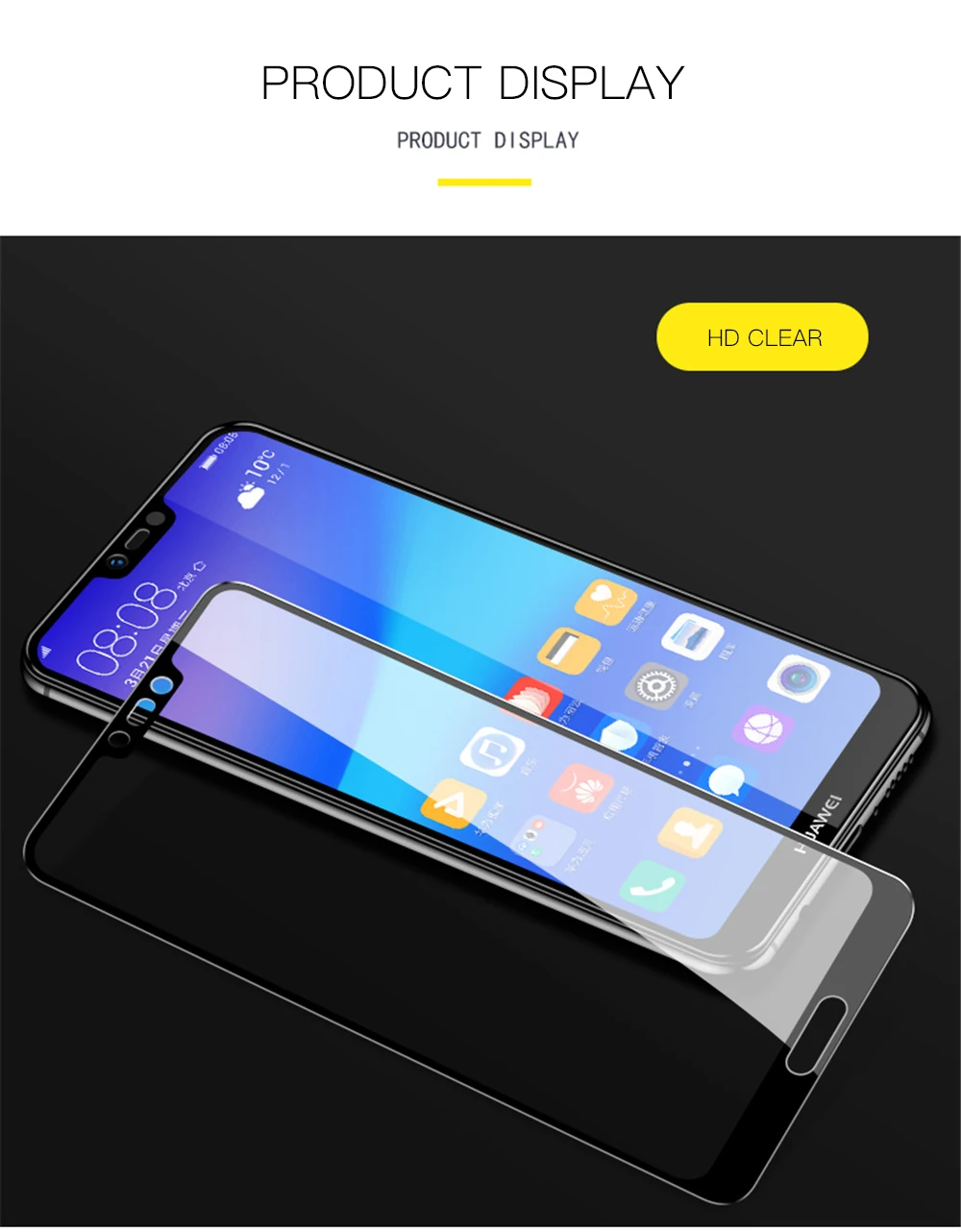 2 шт 9D полное покрытие закаленное стекло для huawei P30 P10 P20 Lite профессиональная защитная пленка P Smart Plus Z Защитная пленка для экрана