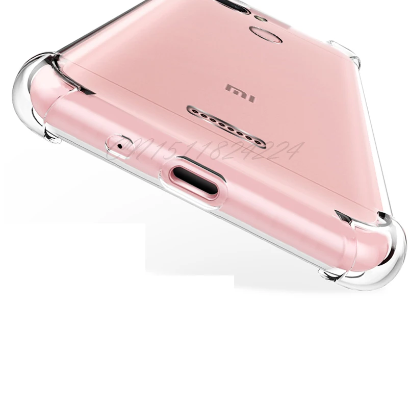 Transparent Xiaomi Redmi 6 Pro Case Redmi 6 6A Air Cushion Bumper Shockproof TPU Fundas For Xiaomi Redmi 6 6A Shell Back Cover (4)