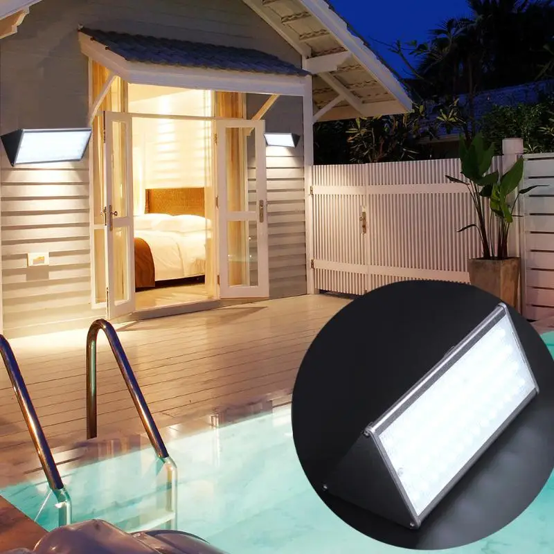 

56 LED Solar Light With Radar Motion Sensor Remote Control Outdoor Waterproof Street Wall Emergency Light For Garden Yard