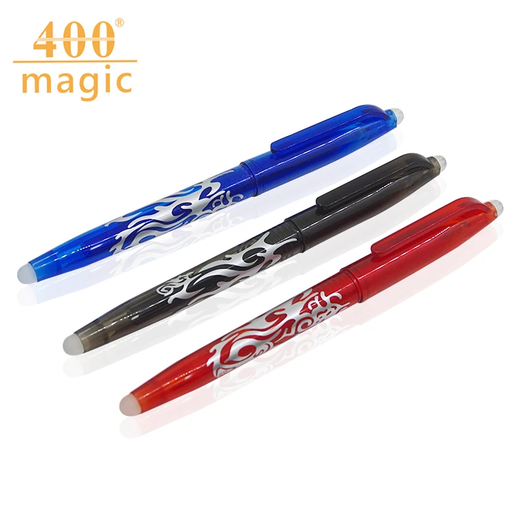 Encre magique flamme chauffage Invisible disparaître effaçable stylo à  bille tours de magie stylo 400 magique | AliExpress