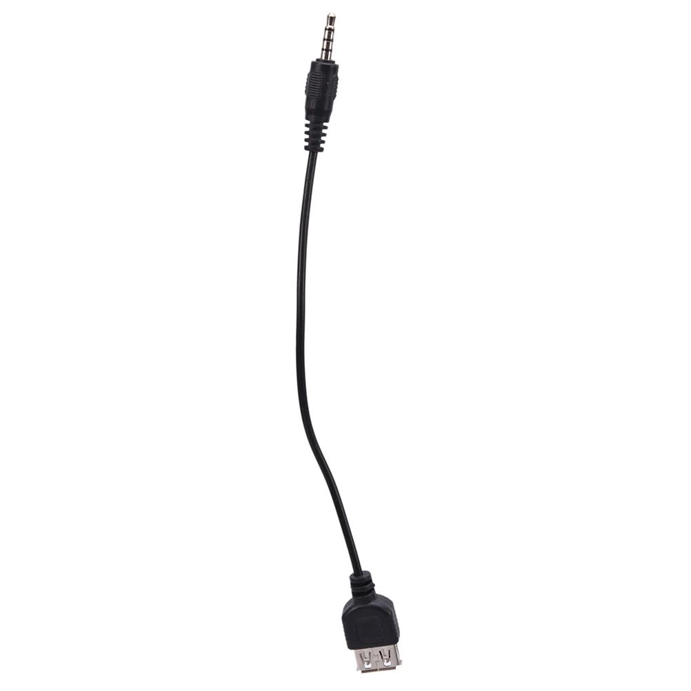 

3.5mm Male AUX Audio Plug Jack To USB 2.0 Female Converter Cable Cord Car MP3 Audio Conversion Cable