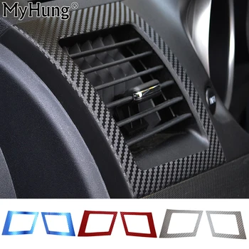 

Car Air Conditioning Outlet Sticker For MITSUBISHI Lancer EX 2010 2011 2012 Carbon Fiber Car Interior Stickers Car-Styling 2pcs