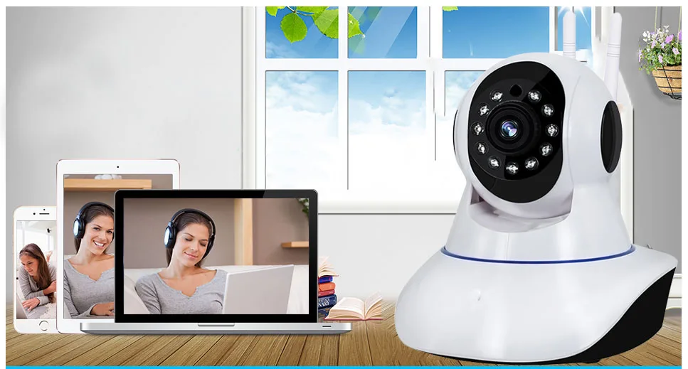 2MP HD 1080P PTZ Wifi IP Камера IR-Cut ночное видение двухстороннее аудио CCTV наблюдения смарт-камера SD карта просмотра Yoosee приложение