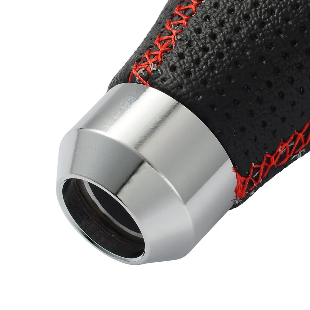 Skup Automatyczna dźwignia zmiany biegów samochodu ciężarówka gałka zmiana prędkości dźwignia zmiany biegów uniwersalne akcesoria samochodowe automatyczna skrzynia biegów skóra Plast