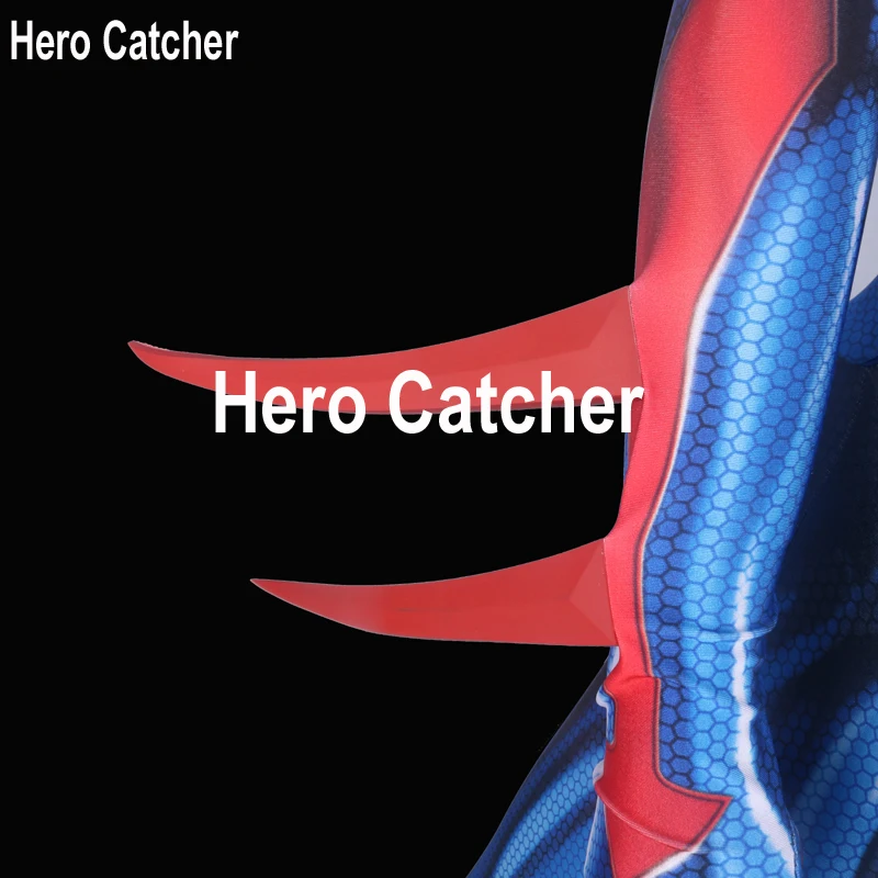 Герой Catcher Высокое качество новейший 2099 Человек-паук косплей костюм 2099 Человек-паук костюм Человек полный тело 2099 Человек-паук костюм