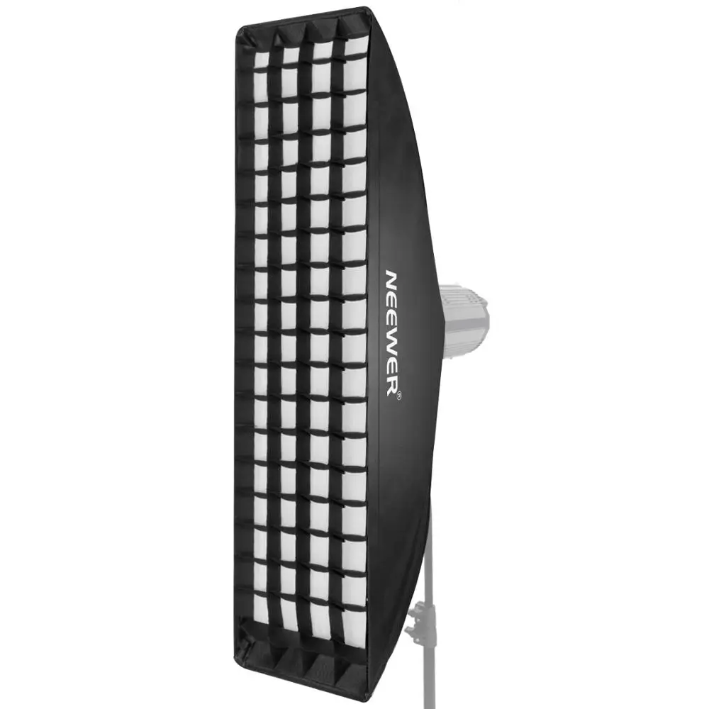 

Neewer 8.7 x 36 inches/22 x 90 centimeters Honeycomb Grid Softbox with Bowens Mount Speedring for Speedlite Studio Flash Monolig