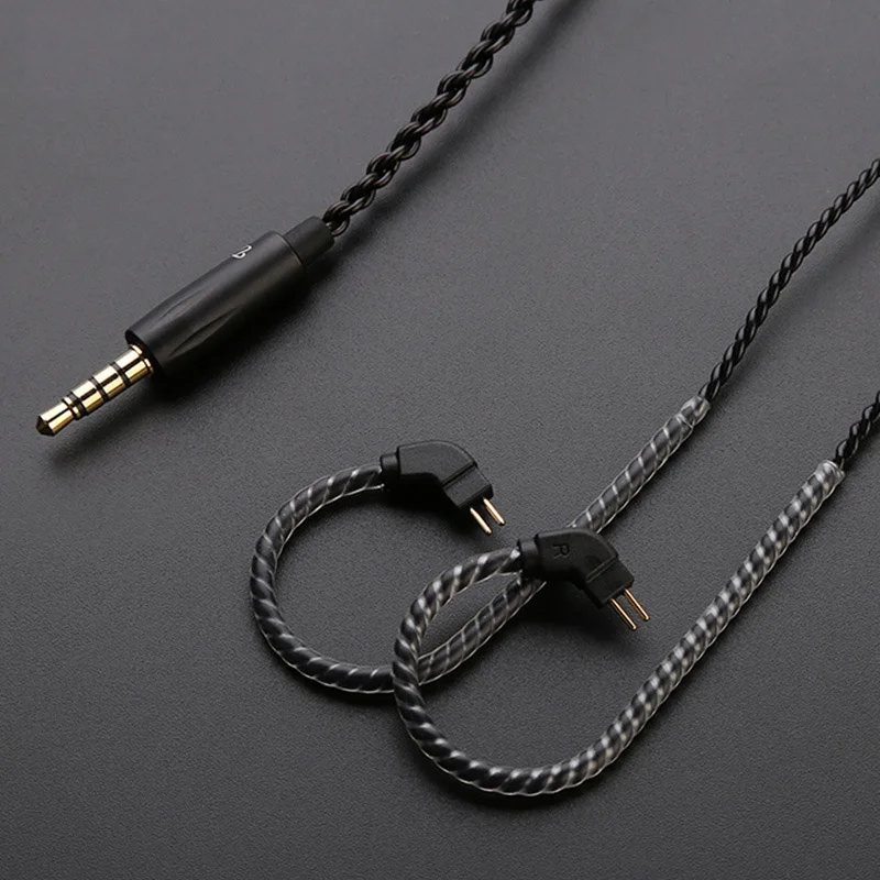 Оригинальный черный запасной кабель TRN A1 0 75/0 78 мм 2Pin 3 5 для наушников