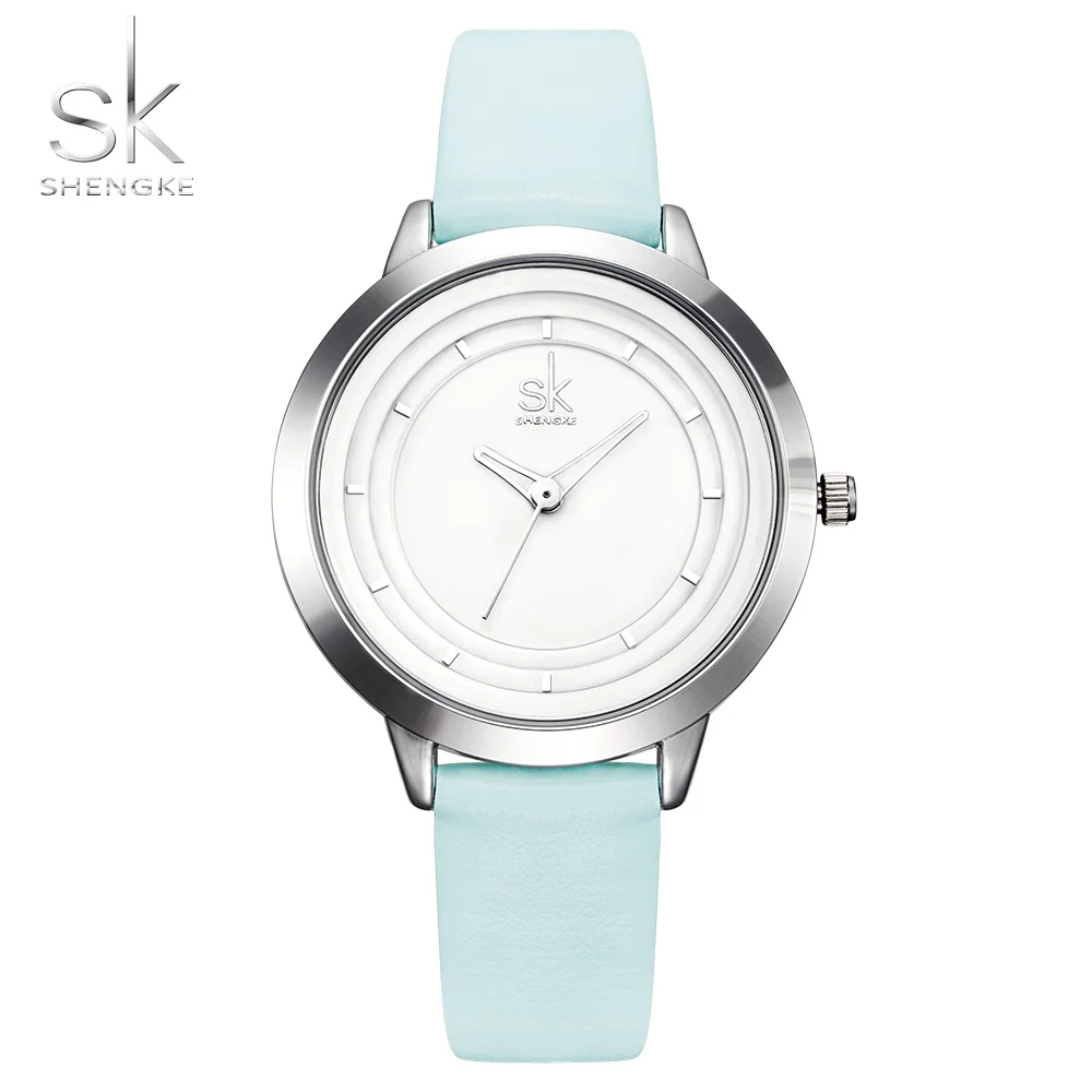 SHENGKE женские часы лучший бренд класса люкс SK модные кожаные reloj mujer relogio