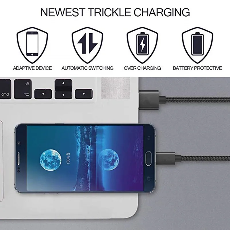 Кабель Micro usb для Nokia 8 7 6 1 5 Plus 2 Type C быстрое зарядное устройство ASUS ZB631KL ZS620KL Meizu X8 C9 M6T